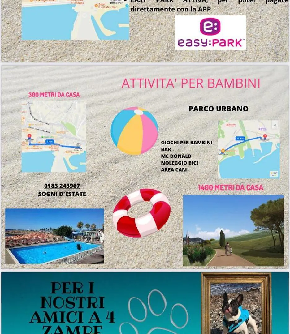 Apartamento Casa Vacanza A 100 Metri Dal Mare Imperia